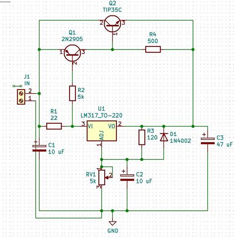 LM317-based high-current adjustable power supply — Curious Scientist