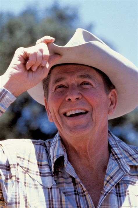 President Ronald Reagan Cowboy Hat Cool Wall Art Print Poster 12x18 ...