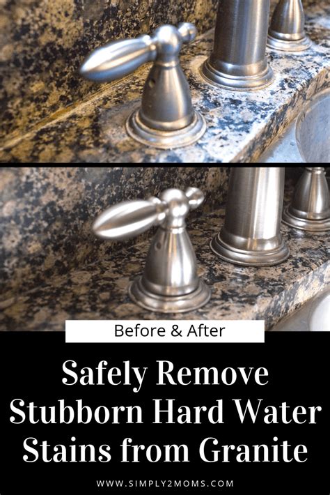 How to Remove Hard Water Stains from Granite | No Harsh Chemicals Required