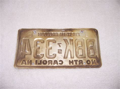 Triple A Resale 1975 North Carolina License Plate