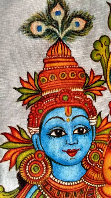 Pin by Love for Art. on Fabric painting | Kerala mural painting, Mural ...