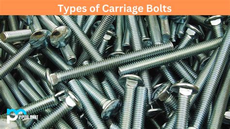 5 Types of Carriage Bolts and Their Uses