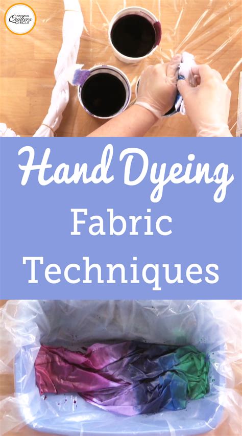 Hand Dyeing Fabric Techniques | Fabric dyeing techniques, Hand dyed ...