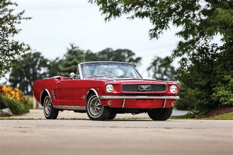 1966, Ford, Mustang, A code, 289, 225hp, Convertible, 76a, Muscle ...