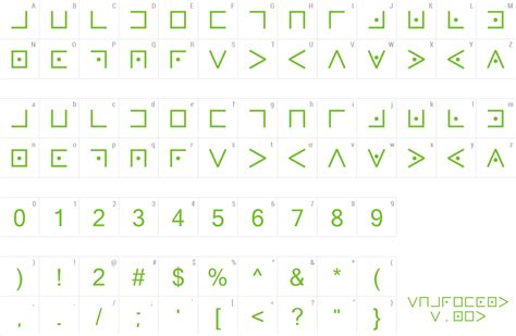 Download Free Font Pigpen Cipher