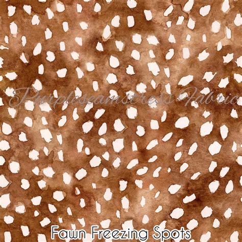 Fawn Spots Cotton Lycra – Purpleseamstress Fabric