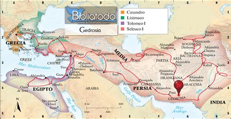 Gedrosia - Mapa y Ubicación Geográfica