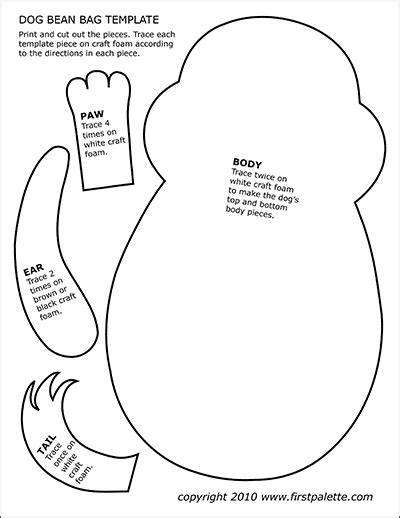 Animal Bean Bag Templates | Free Printable Templates & Coloring Pages ...