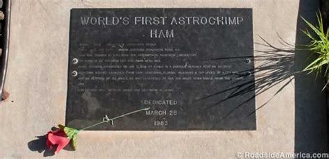 Grave of Ham the Astrochimp, Alamogordo, New Mexico