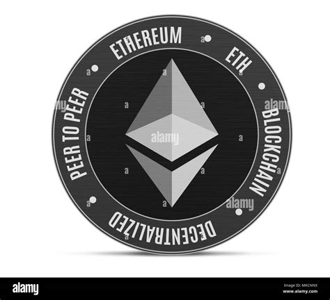 Etherium symbol Black and White Stock Photos & Images - Alamy