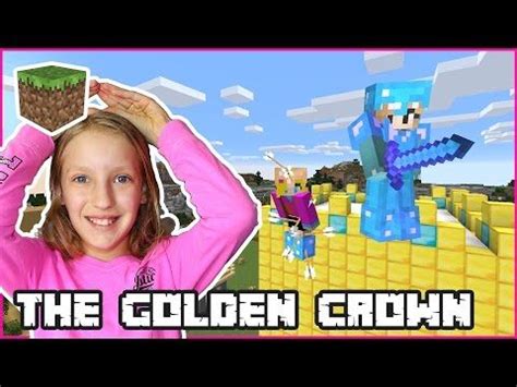 Building The Golden Crown / Minecraft Realm - YouTube