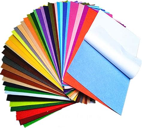 Amazon.com: Jtnohx Self Adhesive Felt Sheets, 8x12 Inches Felt with ...