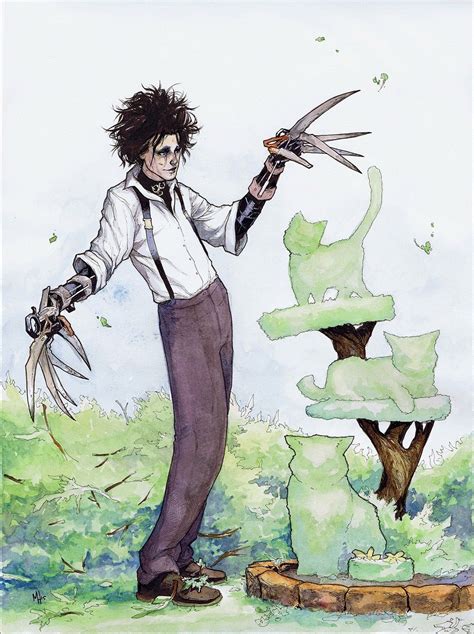 bear1na | Tim burton art, Edward scissorhands, Tim burton films