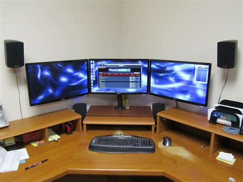 WOW...DIY triple monitor stand (my take on it) - [H]ard|Forum Pc Gaming ...