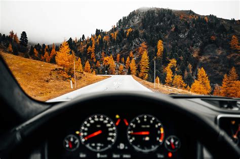 Cockpit of a Moving Car Free Stock Photo | picjumbo