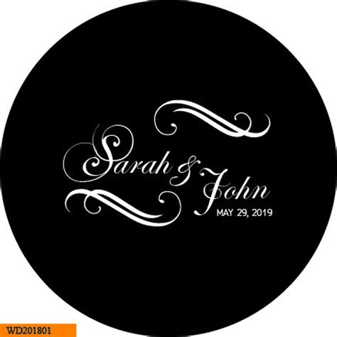 Digital Custom Personalized Gobo Monogram for Wedding Wedding - Etsy