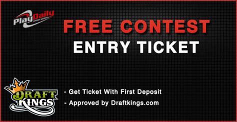 DraftKings Promo Code - Free Contest Ticket