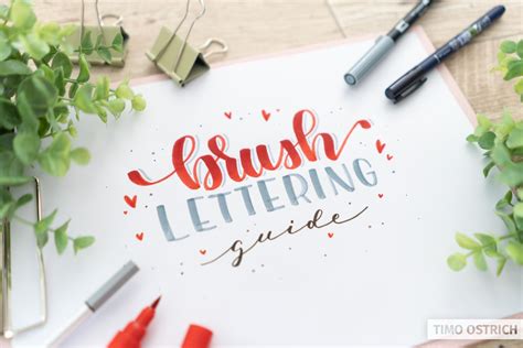 Brush Lettering Everything You Need To Learn Brush Lettering (tutorial ...