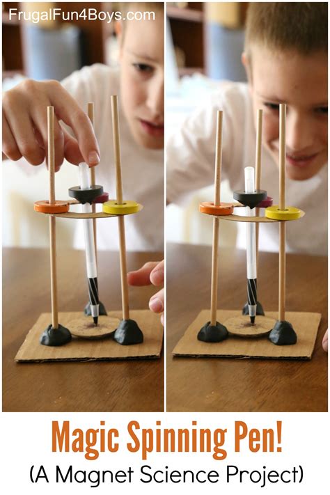 Magic Spinning Pen – A Magnet Science Experiment for Kids