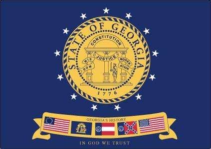 Flag of Georgia | United States state flag | Britannica.com