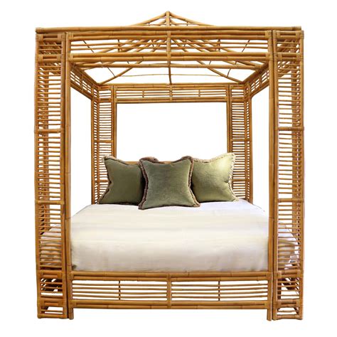 Oscar Bamboo Canopy Bed - Paolo Moschino