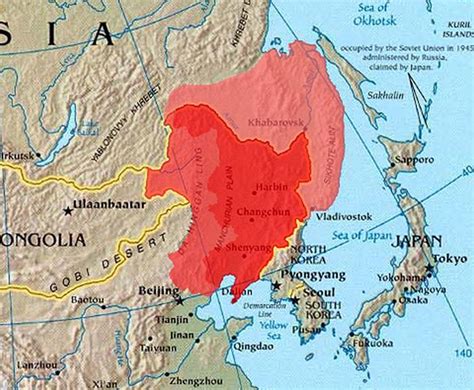 Picture Information: Map of Manchuria