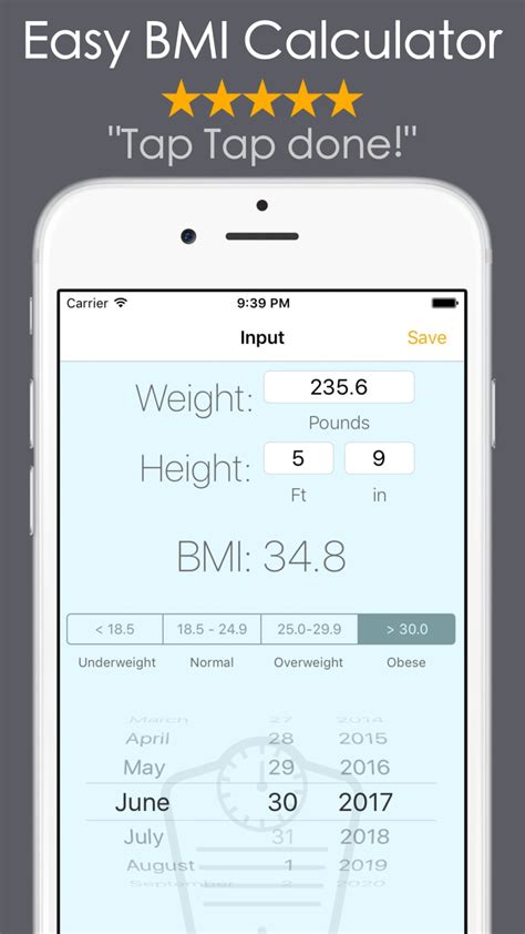 BMI Calculator Body Mass Index for iPhone - Download