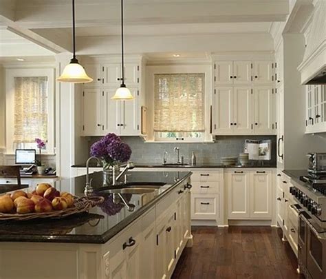 Elegant Kitchen Light Cabinets with Dark Countertops 58 - Hoommy.com | Kitchen renovation ...