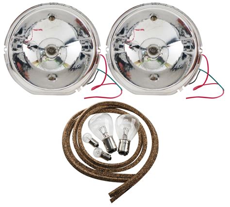 Detail: VT-21 - Chevrolet 6V HALOGEN HEADLIGHT CONVERSION KIT - The ...