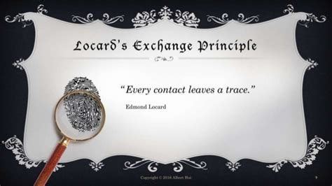 Edmond Locard’s Exchange Principle | by Yash Gorasiya | Medium