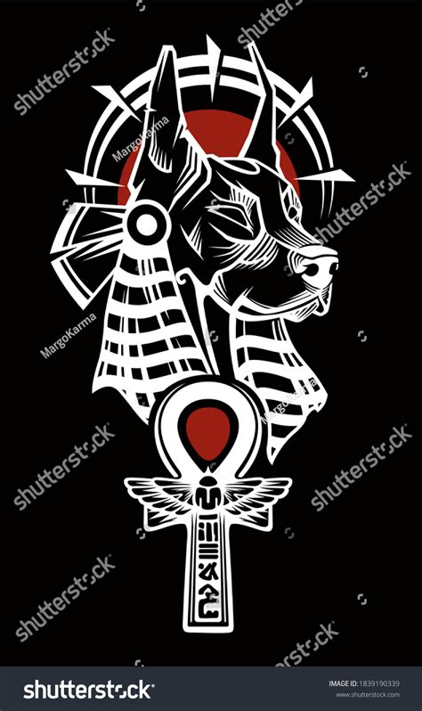 God Death Arch Symbol Egypt Mythology Stock Vector (Royalty Free) 1839190339 | Shutterstock