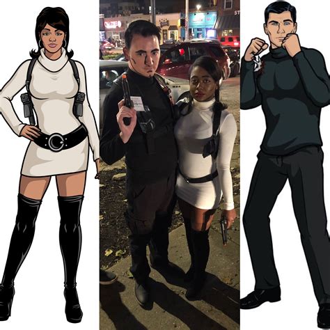 Lana Kane and Archer Sterling. | Hot halloween outfits, Couples halloween outfits, Cool ...