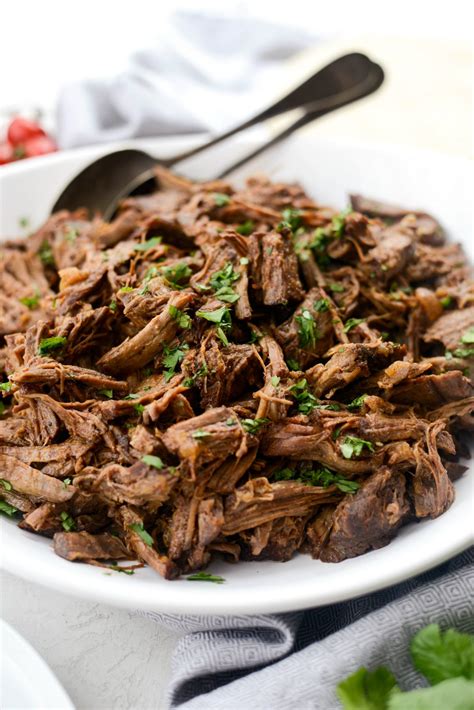 Slow Cooker Beef Barbacoa - Simply Scratch