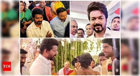 Vijay attends a wedding; pics go viral in no time | Tamil Movie News - Times of India