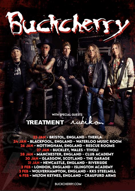 Buckcherry announced their ‘Vol. 10’ UK tour commencing 23rd January 2024. – Metal Planet Music