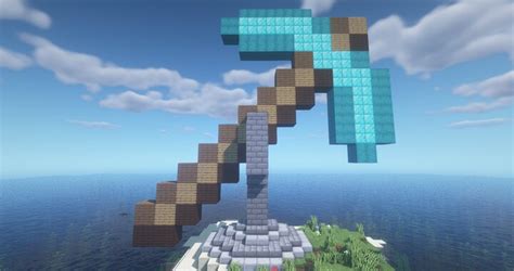 Schematic Statue Diamond Pickaxe 1.20.2/1.20.1/1.20/1.19.2/1.19.1/1.19/1.18/1.17.1/Forge/Fabric ...