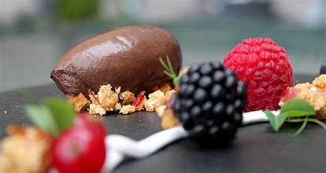 Dark Chocolate Mousse Quenelle Recipe by Rahul Kumar - Pastry Chef - Courtyard Bengaluru Outer ...