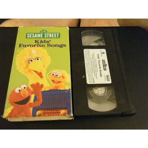 Sesame Street Kids Favorite Songs 2 Vhs