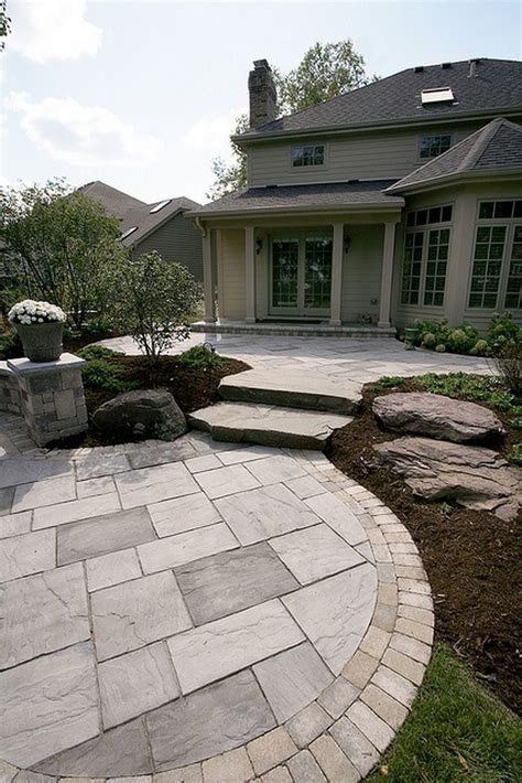 Home Garden Architecture Ideas | Stone patio designs, Patio stones ...