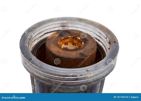 Dirty water filter stock image. Image of container, replacement - 147145123