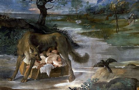 La lupa accudisce Romolo e Remo come fossero suoi. Ludovico Carracci | Galleria d'arte, Storie, Roma