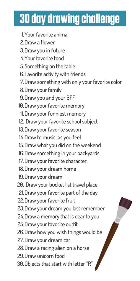 home page final | 30 day drawing challenge, Art journal challenge ...