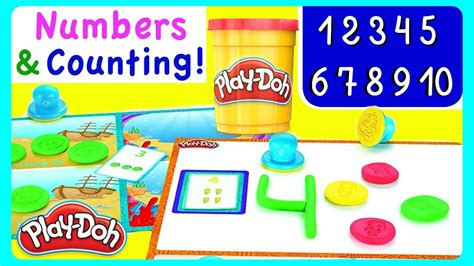 Play Doh Numbers & Counting Shape & Learn! NEW 2017 Fun Educational Numbers Video For Kids - YouTube