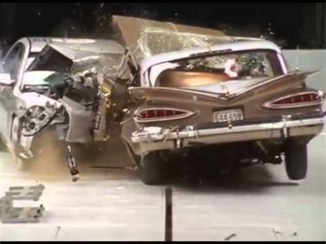 1959 Chevrolet Bel Air vs. 2009 Chevrolet Malibu crash test. - YouTube