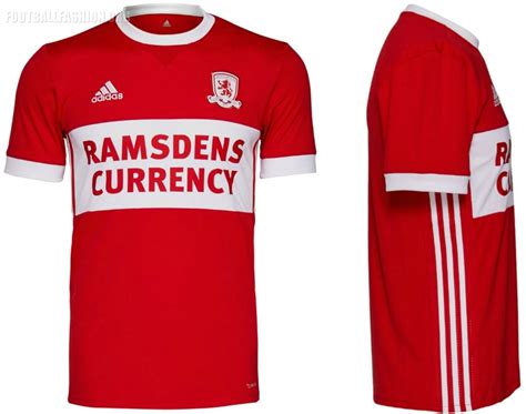 Middlesbrough FC 2017/18 adidas Home Kit - FOOTBALL FASHION