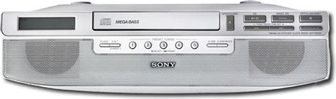 Best Buy: Sony Under Cabinet AM/FM Radio with CD Player White ICFCD523