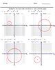 Graphing Equation of a Circle - Circle Worksheets by MATH LAMSA | TPT