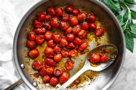 Blistered Tomatoes - Downshiftology