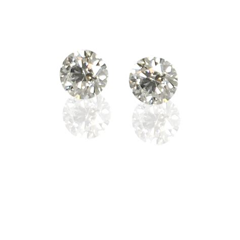 2.4CT TW 14k White Gold Diamond Studs 7356-21 – Grants Jewelry