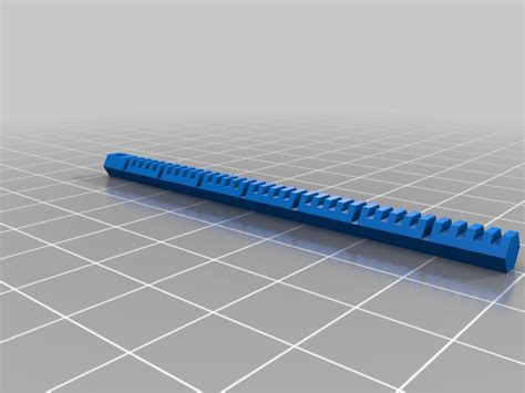 Metric Ruler for Keychains by Jono | Download free STL model | Printables.com